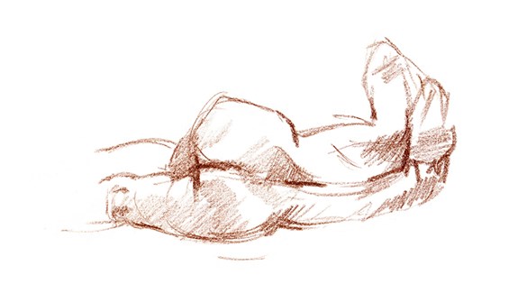 Hun pustet ham et stykke lengre inn i anus