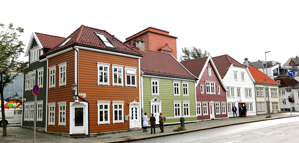Restaurert bordellkvartal i Bergen