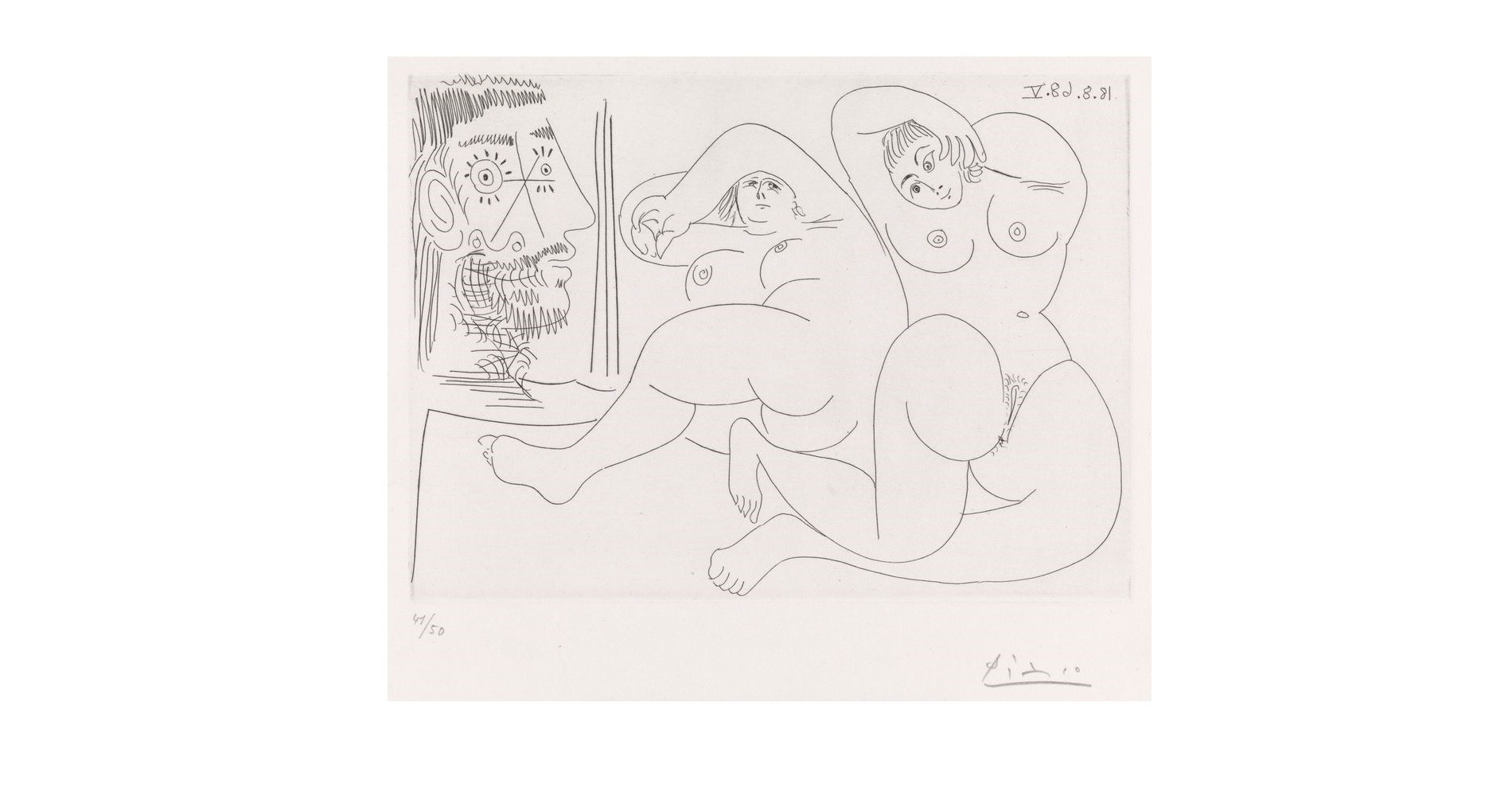 Pablo Picasso, 18. august 1968.